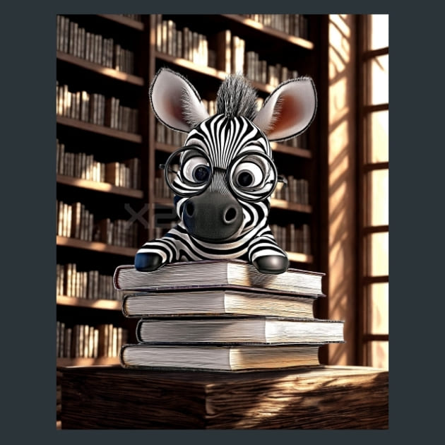 Quirky-Zebra-33-metal-prints-posters-mouse-pads