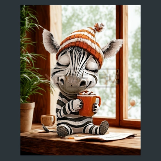 Quirky-Zebra-8-metal-prints-posters-mouse-pads