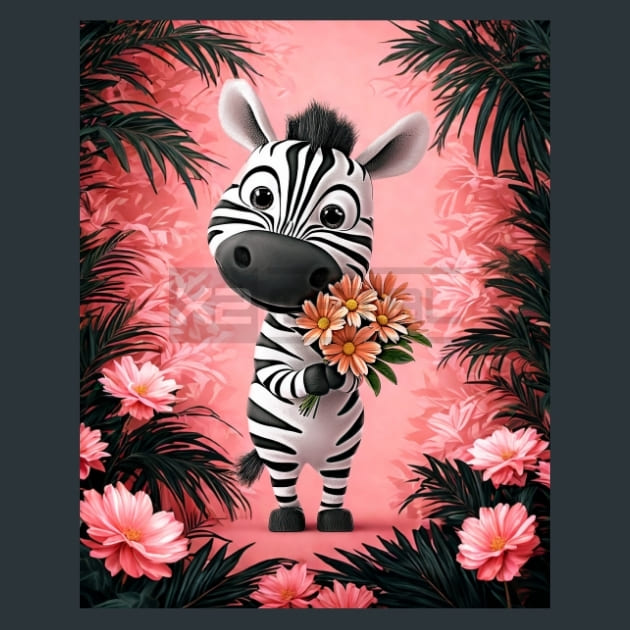 Quirky-Zebra-9-metal-prints-posters-mouse-pads