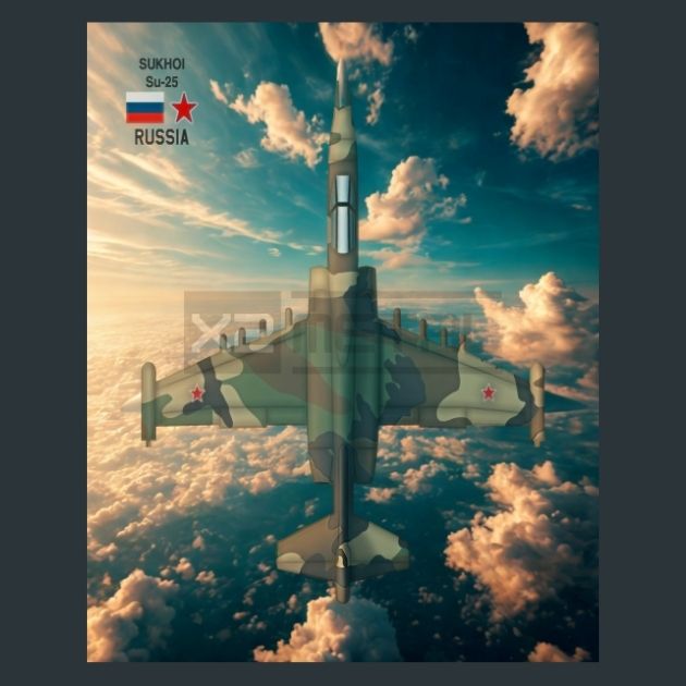 RU-Su-25-Jet-Metal-Prints