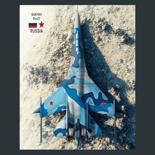 RU-Su-27-Jet-Metal-Prints