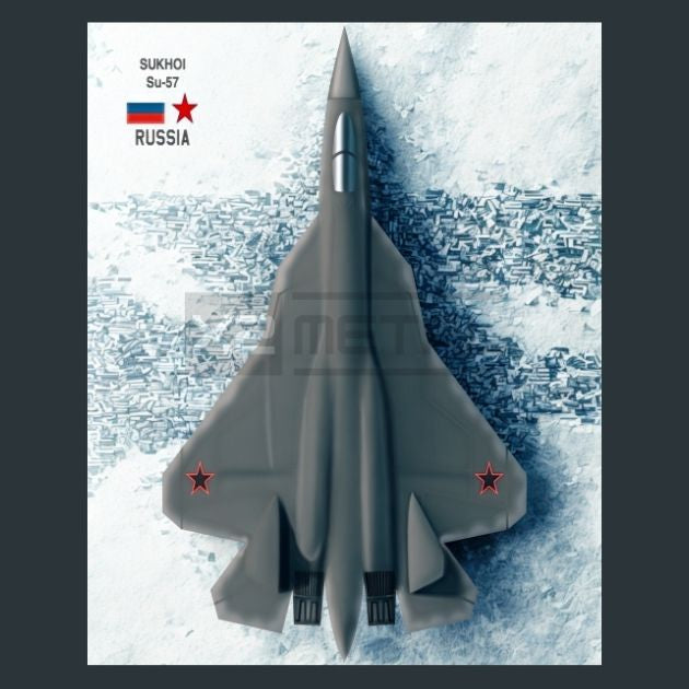 RU-Su-57-Jet-Metal-Prints