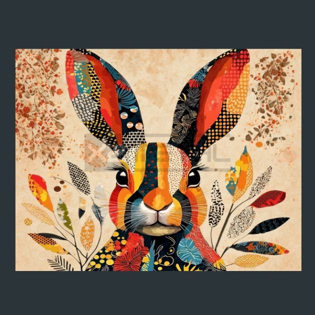 Rabbit-Charm-1-Metal-Prints