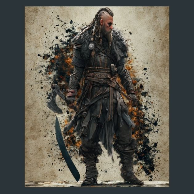 Ragnar-Lodbrok-Metal-Prints