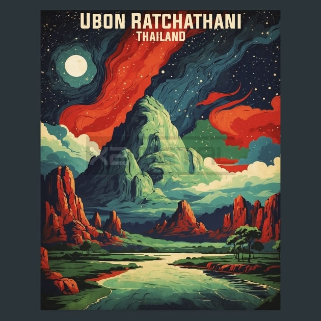 Ratchathani Thailand Metal Prints Posters and Mouse Pads