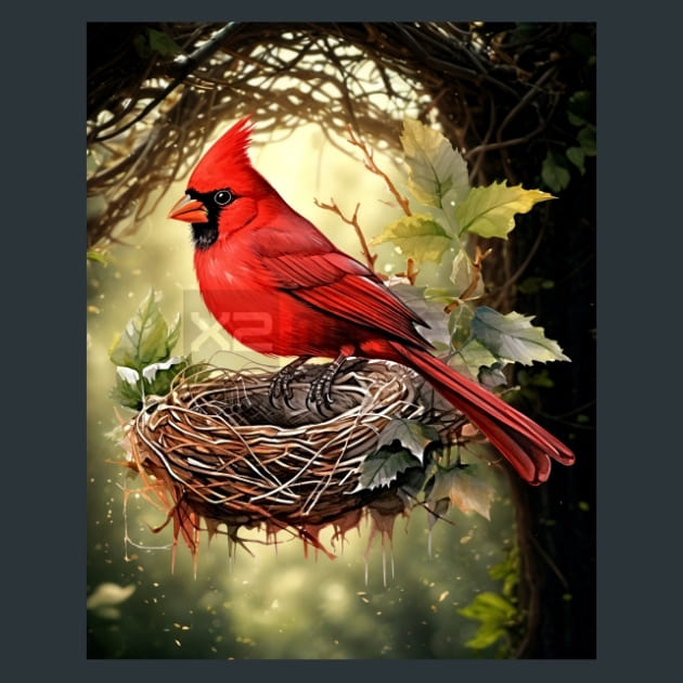 Red-Cardinal-11-metal-prints-posters-mouse-pads