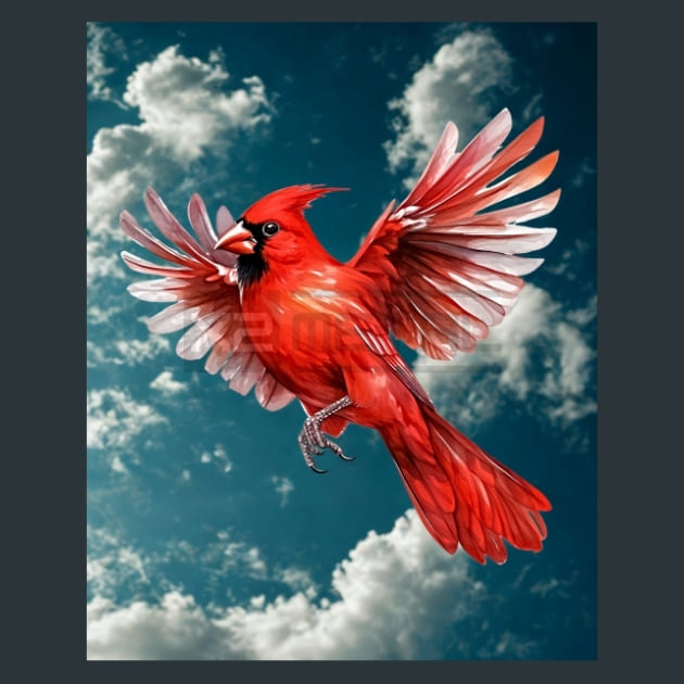 Red-Cardinal-2-metal-prints-posters-mouse-pads