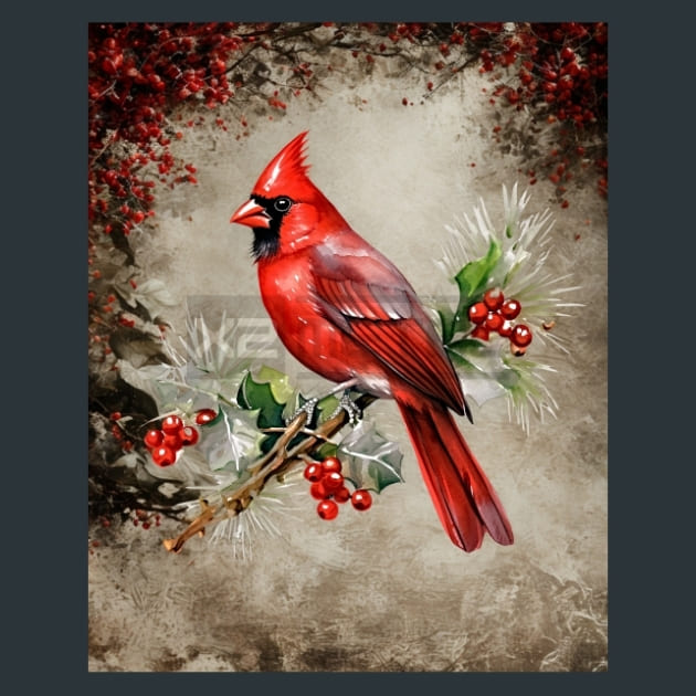 Red-Cardinal-30-metal-prints-posters-mouse-pads