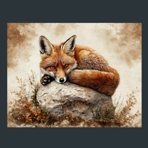 Red-Fox-1-metal-prints-posters-mouse-pads
