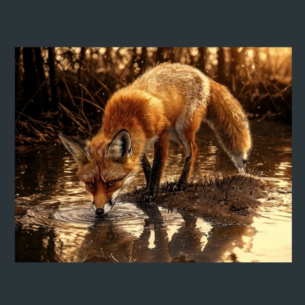 Red-Fox-3-metal-prints-posters-mouse-pads
