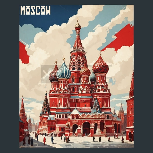 Red Square Russia Metal Prints Posters and Mouse Pads