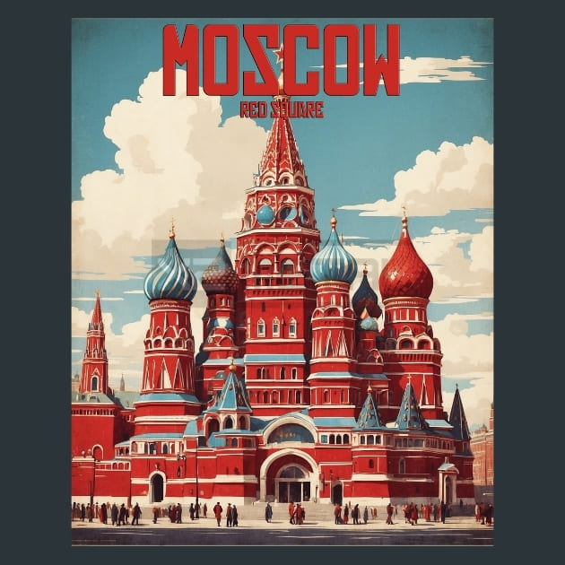 Red square Moscow Russia Metal Prints Posters and Mouse Pads