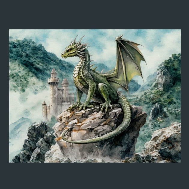 Reign of Dragons 11 Metal Wall Art and Desktop Mouse Pad by X2Metal
