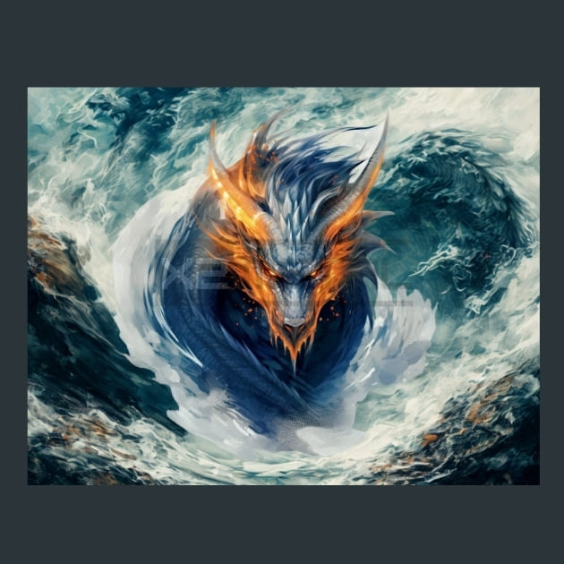 Reign of Dragons 12 Metal Wall Art and Desktop Mouse Pad by X2Metal