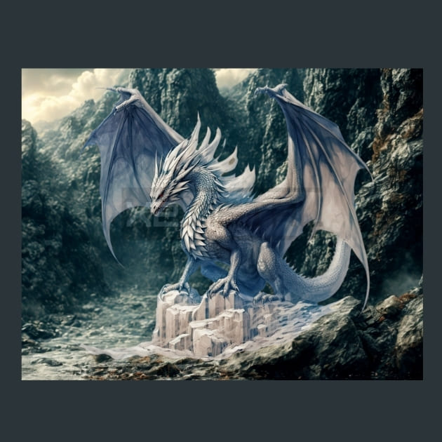 Reign of Dragons 13 Metal Wall Art and Desktop Mouse Pad by X2Metal