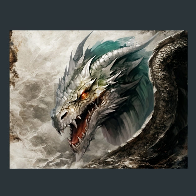 Reign of Dragons 15 Metal Wall Art and Desktop Mouse Pad by X2Metal