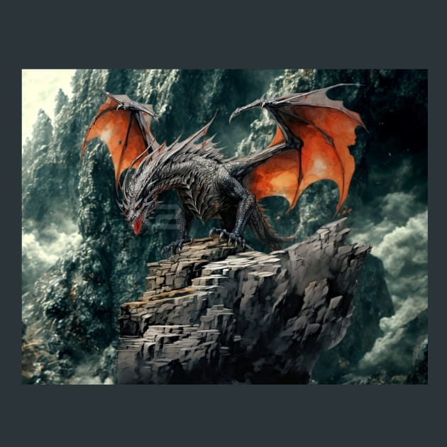 Reign of Dragons 2 Metal Wall Art and Desktop Mouse Pad by X2Metal