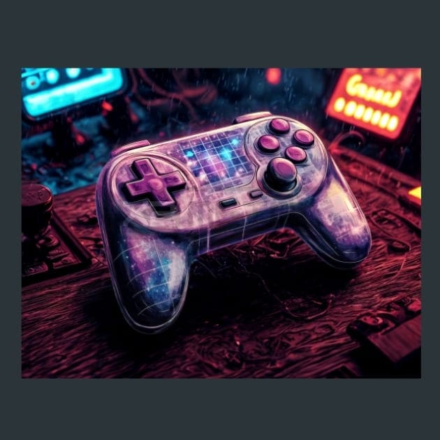 Retro Arcade 23 Metal Wall Art and Desktop Mouse Pad by X2Metal