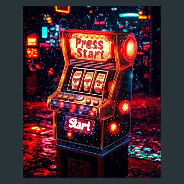 Retro Arcade 26 Metal Wall Art and Desktop Mouse Pad by X2Metal