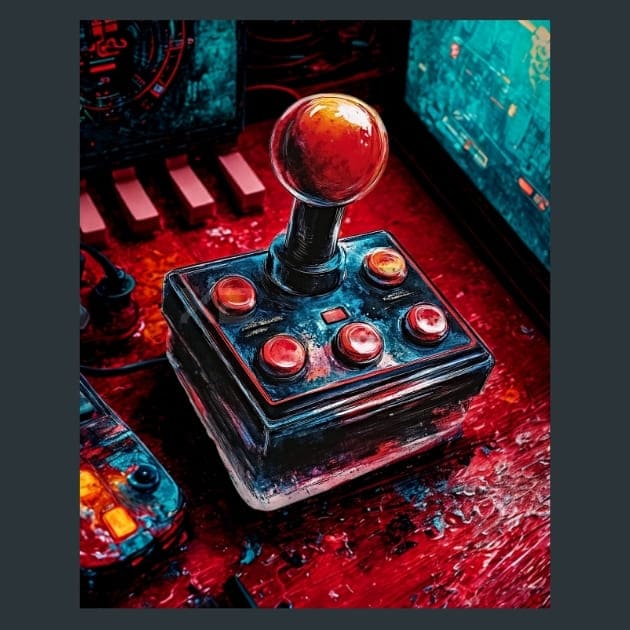 Retro Arcade 28 Metal Wall Art and Desktop Mouse Pad by X2Metal