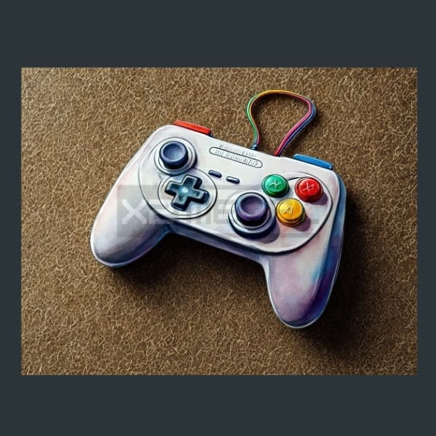 Retro Arcade 7 Metal Wall Art and Desktop Mouse Pad by X2Metal