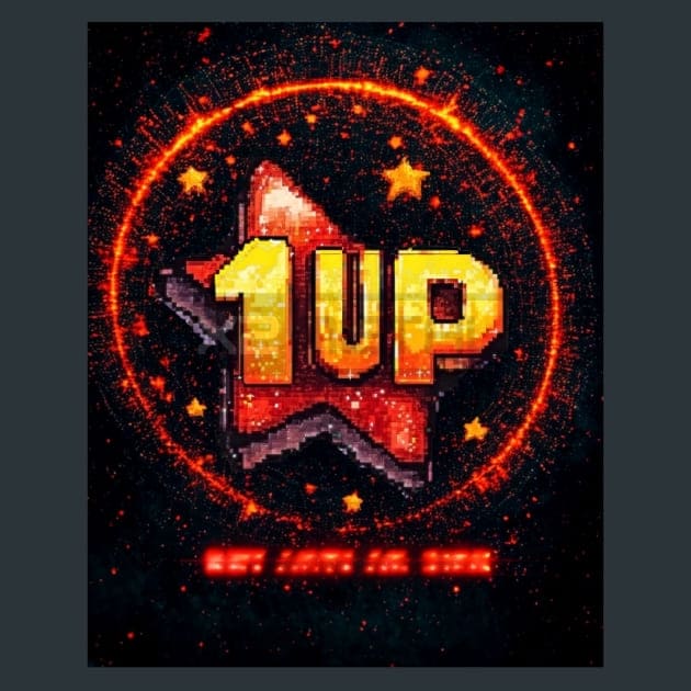 Retro Arcade 1 Metal Wall Art and Desktop Mouse Pad by X2Metal