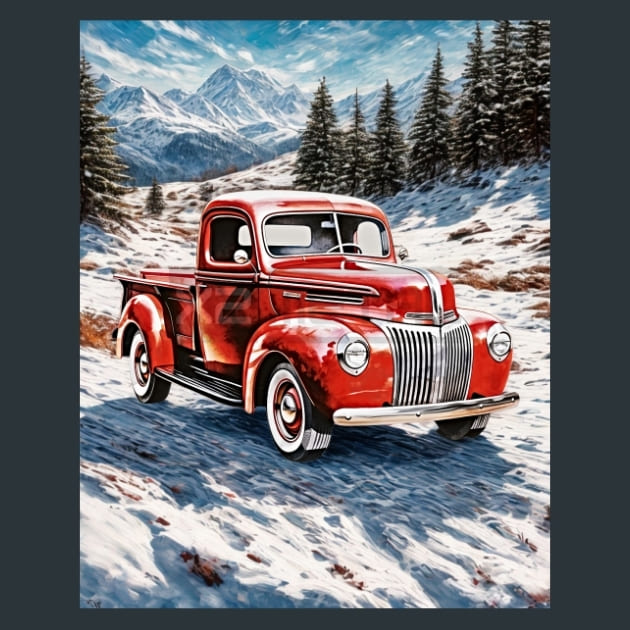 Retro Car Rides 30 Metal Wall Art and Desktop Mouse Pad by X2Metal