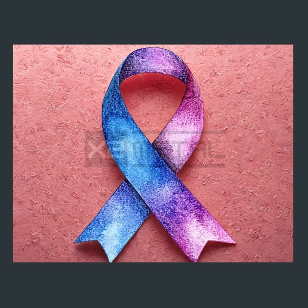 Ribbons-of-Hope 13 Metal Wall Art and Desktop Mouse Pad by X2Metal