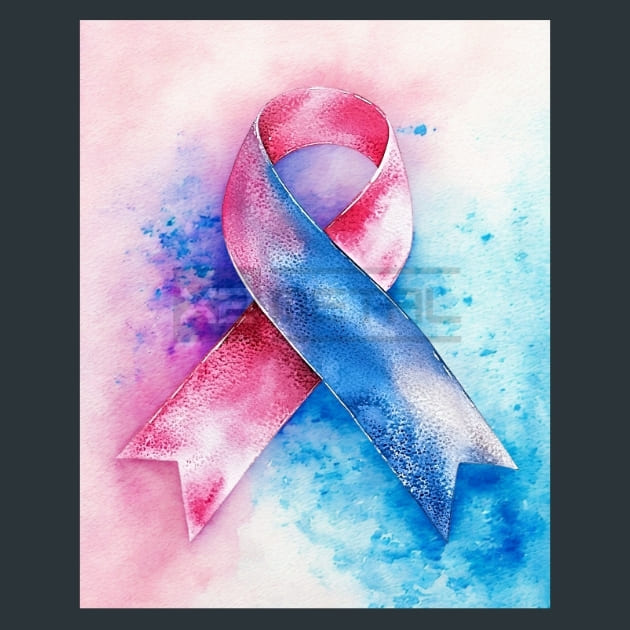 Ribbons-of-Hope 16 Metal Wall Art and Desktop Mouse Pad by X2Metal