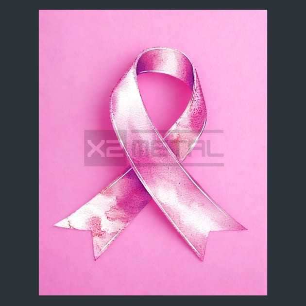 Ribbons-of-Hope 20 Metal Wall Art and Desktop Mouse Pad by X2Metal