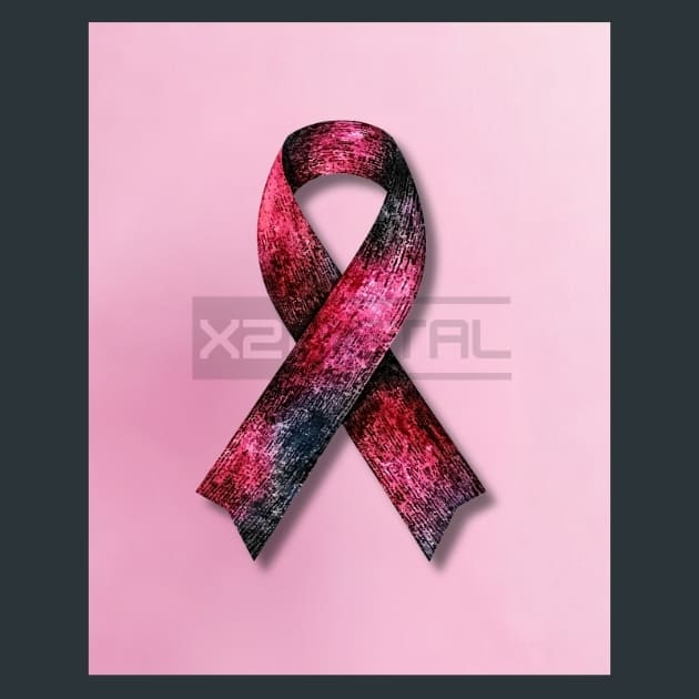 Ribbons-of-Hope 23 Metal Wall Art and Desktop Mouse Pad by X2Metal