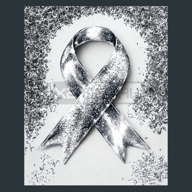 Ribbons-of-Hope 25 Metal Wall Art and Desktop Mouse Pad by X2Metal