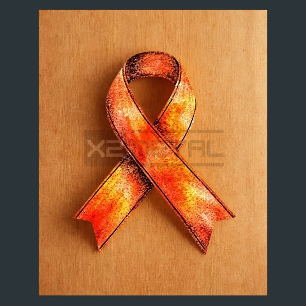 Ribbons-of-Hope 2 Metal Wall Art and Desktop Mouse Pad by X2Metal