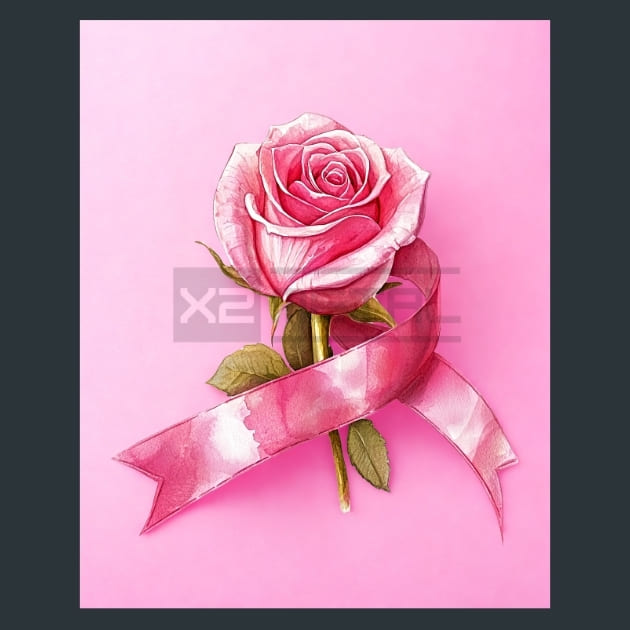 Ribbons-of-Hope 32 Metal Wall Art and Desktop Mouse Pad by X2Metal