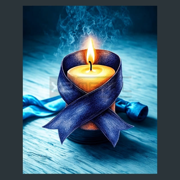 Ribbons-of-Hope 34 Metal Wall Art and Desktop Mouse Pad by X2Metal