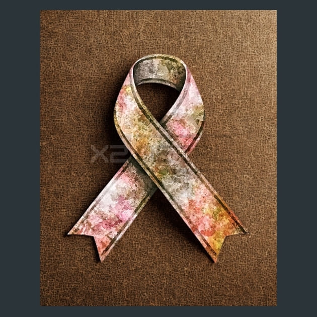 Ribbons-of-Hope 37 Metal Wall Art and Desktop Mouse Pad by X2Metal