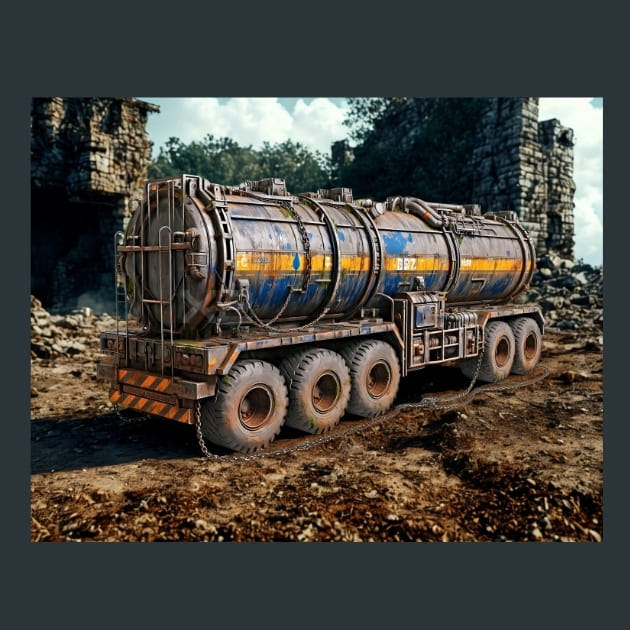 Road Rust Warriors 25 Metal Wall Art and Desktop Mouse Pad by X2Metal