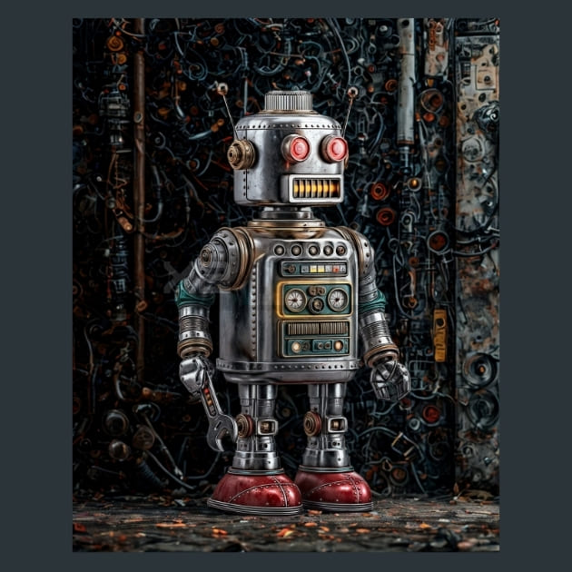 Robot_metal_prints_posters_mouse_pads
