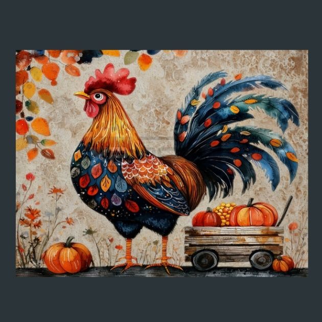 Rooster-Sunrise-34-Metal-Prints