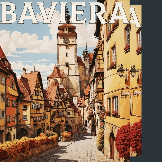 Rothenburg Ob Der Tauber 3 Germany Metal Wall Art and Desktop Mouse Pad by X2Metal