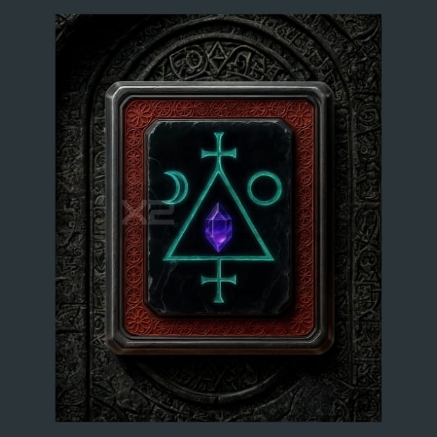 Rune-Stone-Gothic-Alchemy-metal-prints-posters-mouse-pads
