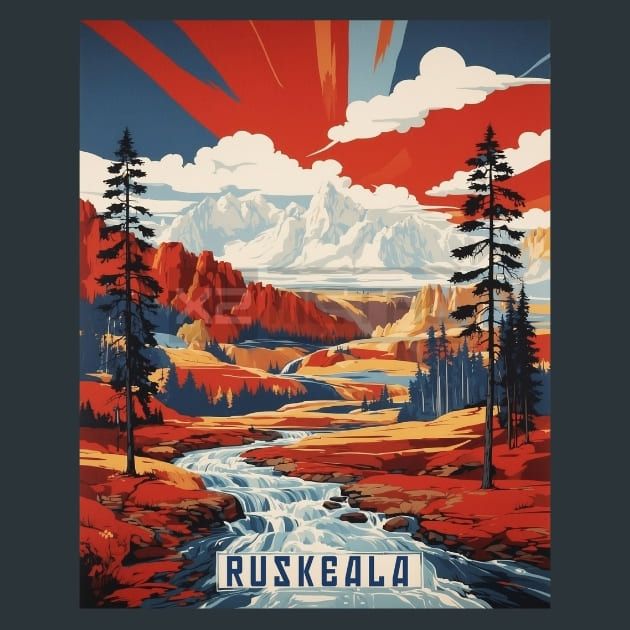 Ruskeala Russia Metal Prints Posters and Mouse Pads