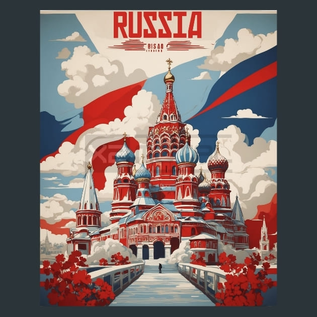 Russia 2 Metal Prints Posters and Mouse Pads