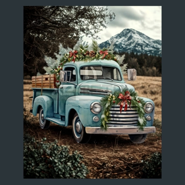 Rustic Truck Ride 9 – Metal Print &amp; Mouse Pad | ChromaLuxe | Made in Iowa USA
