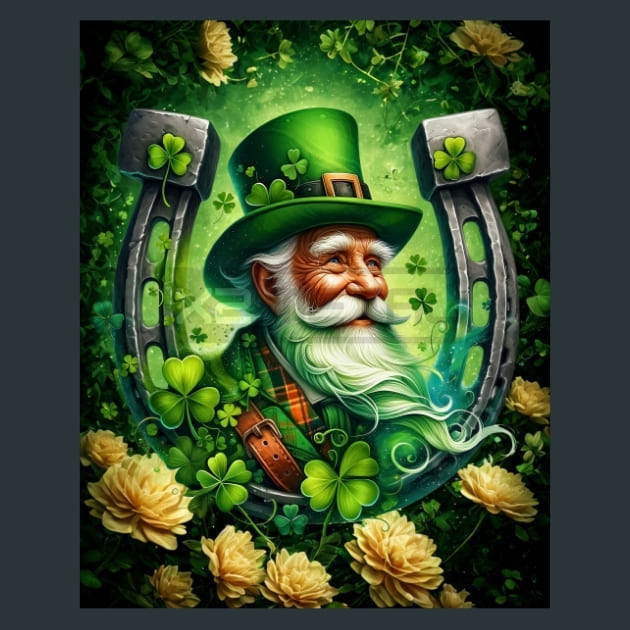 St-Patrick Leprechauns 4 Metal Wall Art and Desktop Mouse Pad by X2Metal