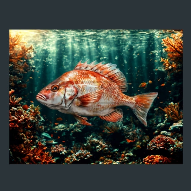 Saltwater Fish 10 Metal Wall Art and Desktop Mouse Pad by X2Metal