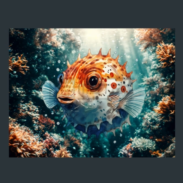 Saltwater Fish 11 Metal Wall Art and Desktop Mouse Pad by X2Metal