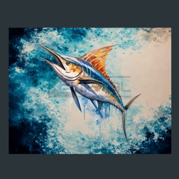 Saltwater Fish 19 Metal Wall Art and Desktop Mouse Pad by X2Metal