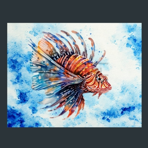 Saltwater Fish 23 Metal Wall Art and Desktop Mouse Pad by X2Metal