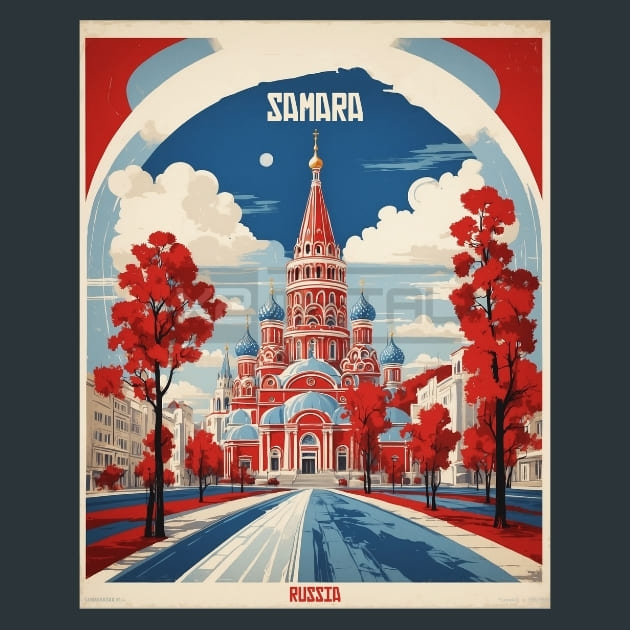 Samara Russia Metal Prints Posters and Mouse Pads